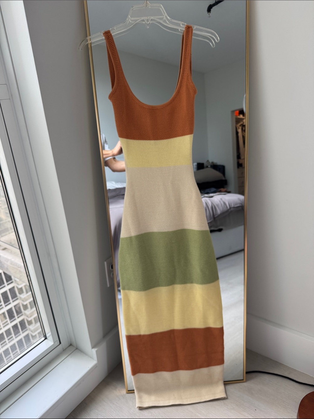 Valley Colorblock Midi Dress